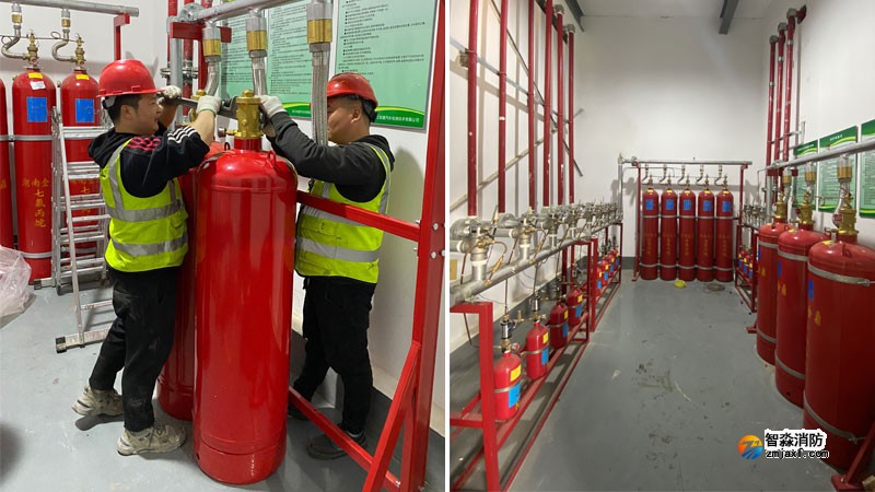 汽車發(fā)動機實驗室七氟丙烷氣體滅火系統(tǒng)案列